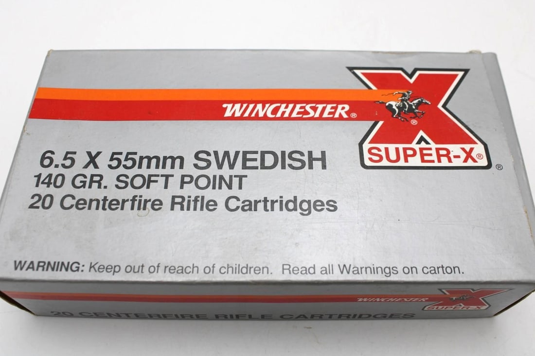 (46) 6.5x55 Swedish Cartridges - 3