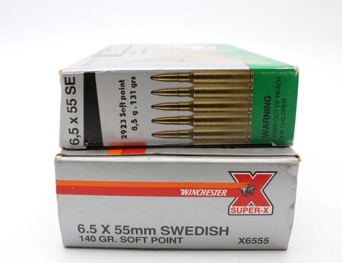 (46) 6.5x55 Swedish Cartridges - 4