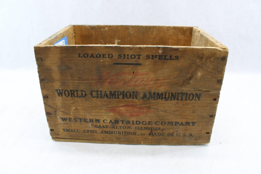Vintage Western Xpert 12 Ga. Wood Shotgun Shell Crate (1 of 3)