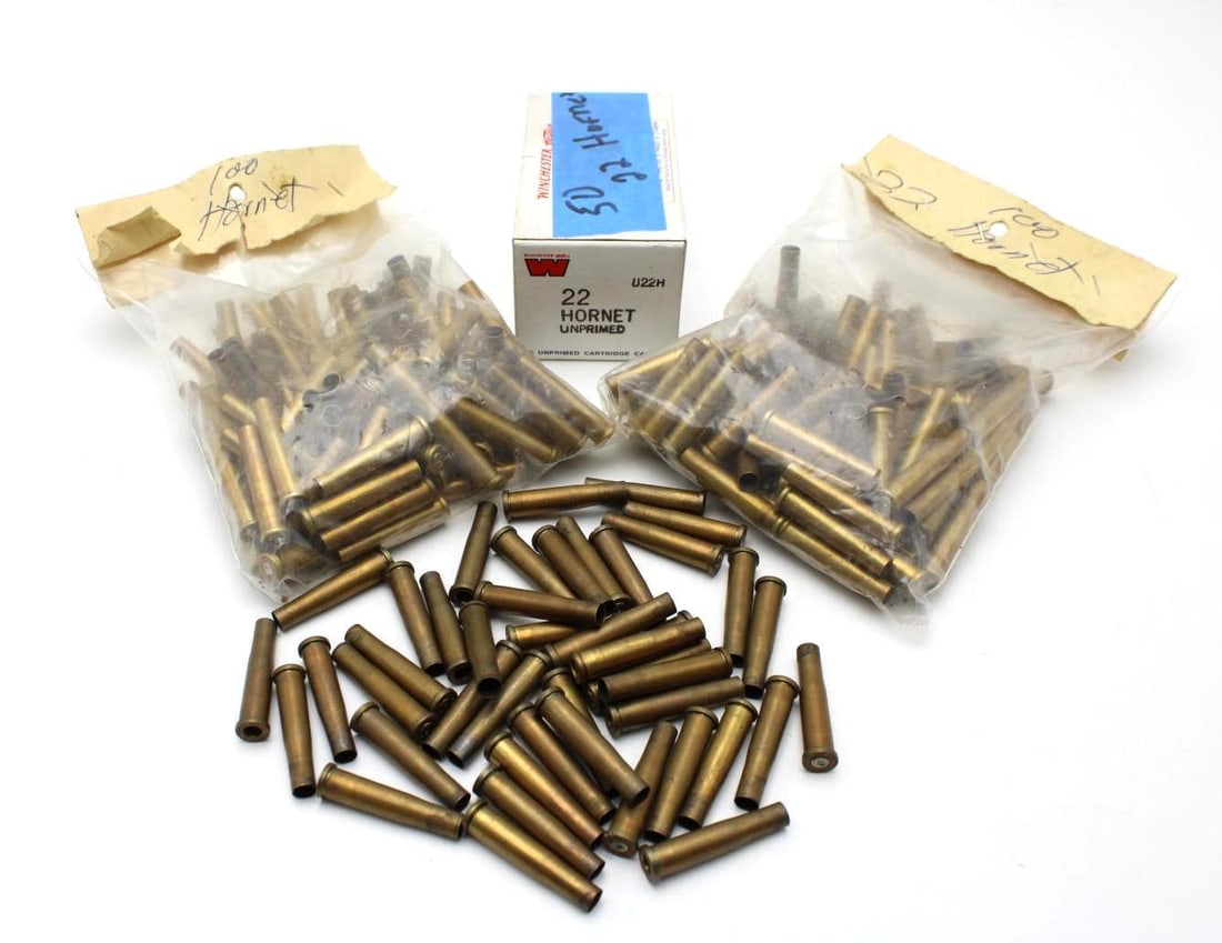 (293) .22 Hornet Brass: (293) .22 Hornet Brass
