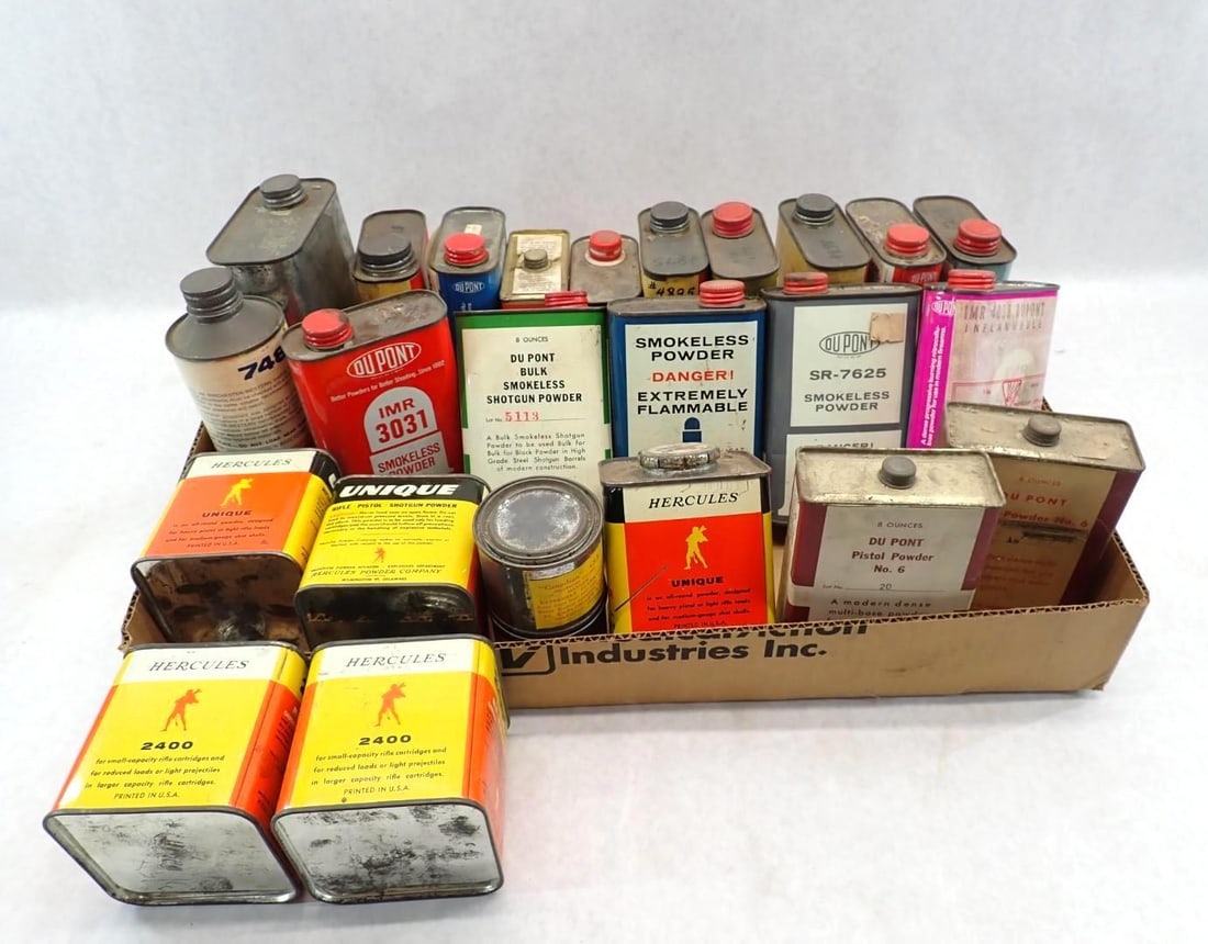 (25) Collectible Powder Cans - 2