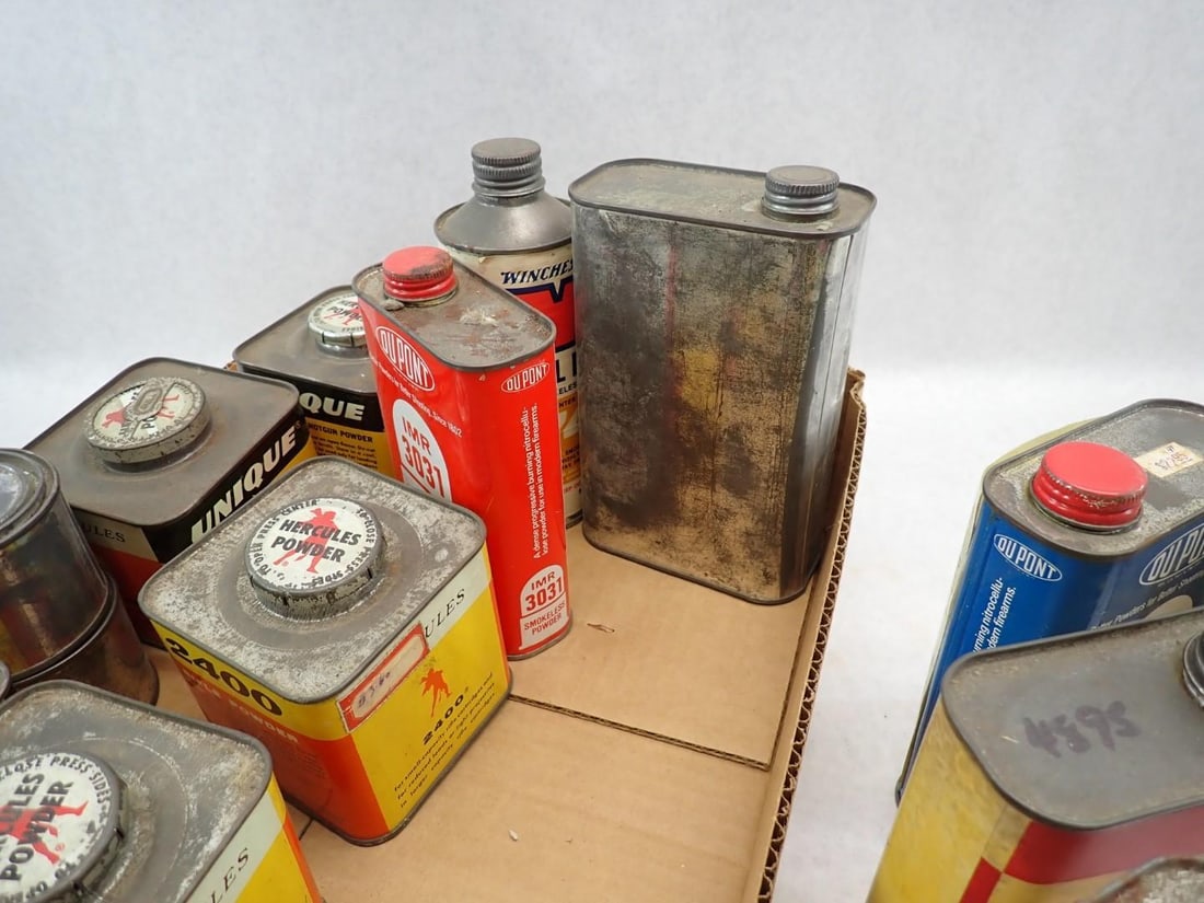 (25) Collectible Powder Cans - 4
