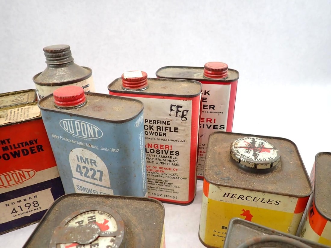 (17) Collectible Powder Cans - 3