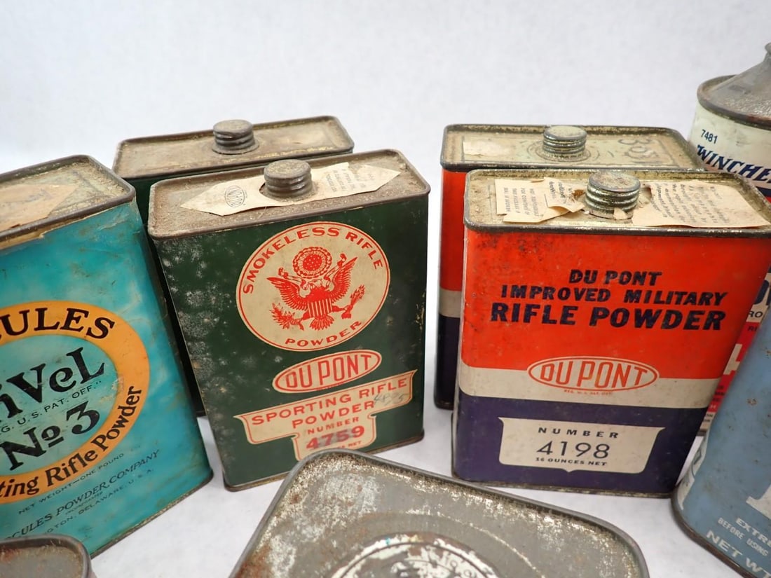 (17) Collectible Powder Cans - 4