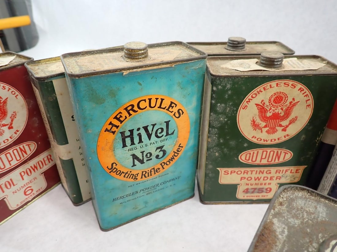 (17) Collectible Powder Cans - 5