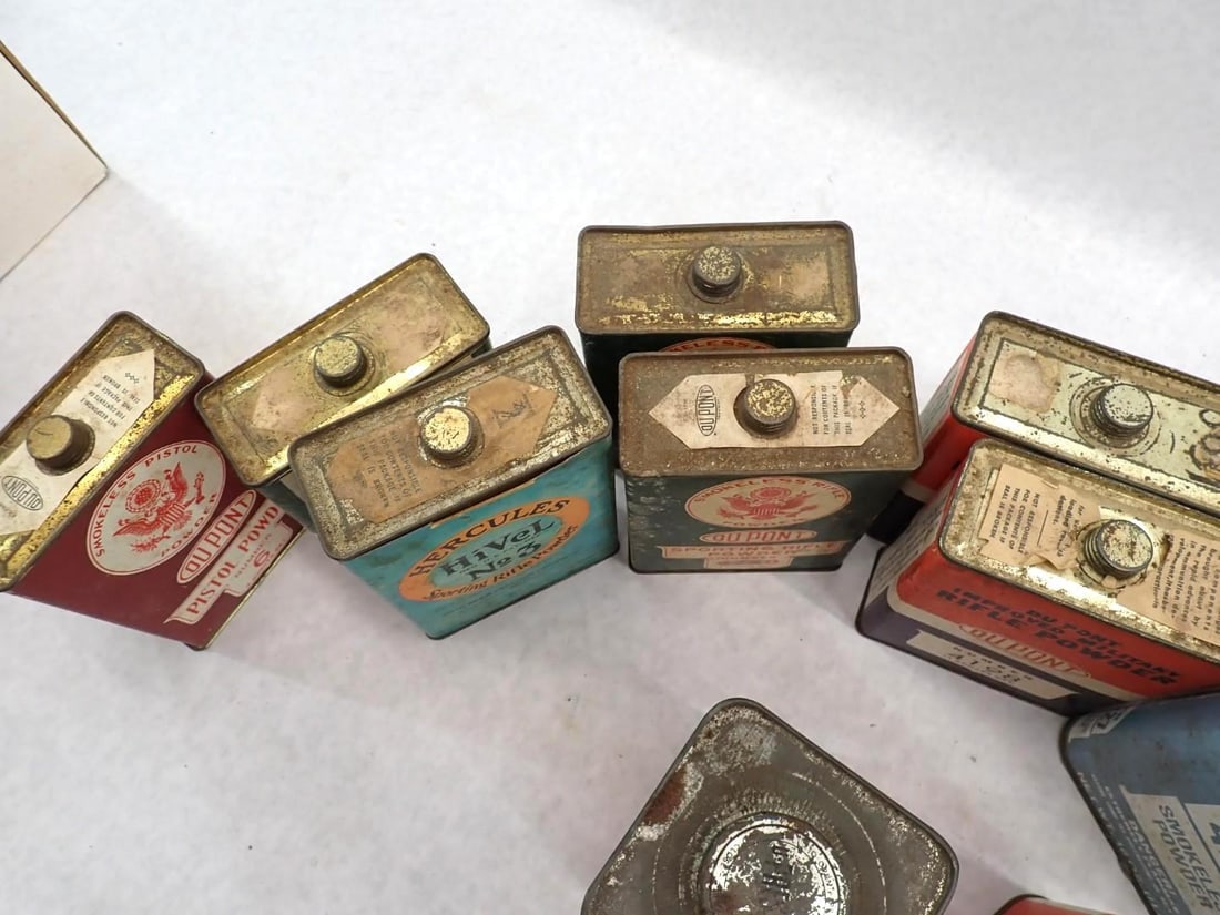 (17) Collectible Powder Cans - 6
