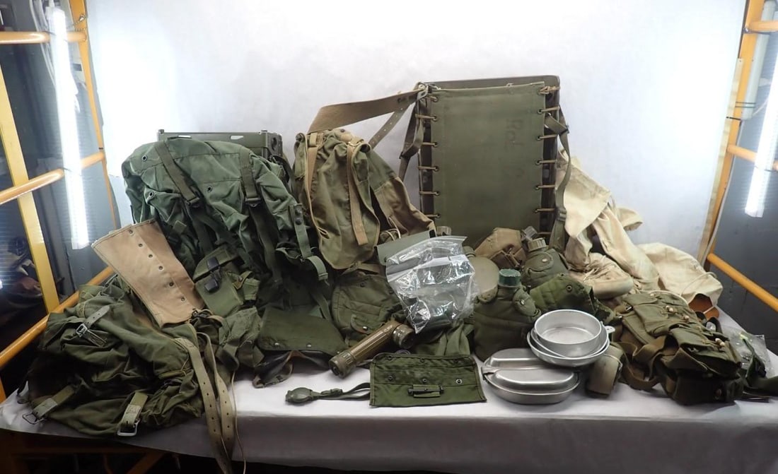 Vintage U.S. Backpacks & Asst. U.S. & Foreign Web Gear (1 of 18)