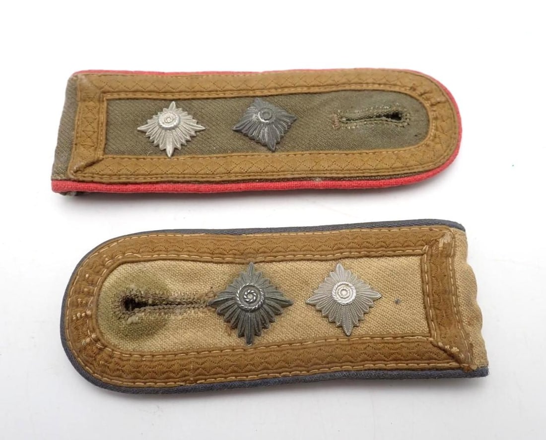 (2) German WWII Shoulder Boards (1 of 2)