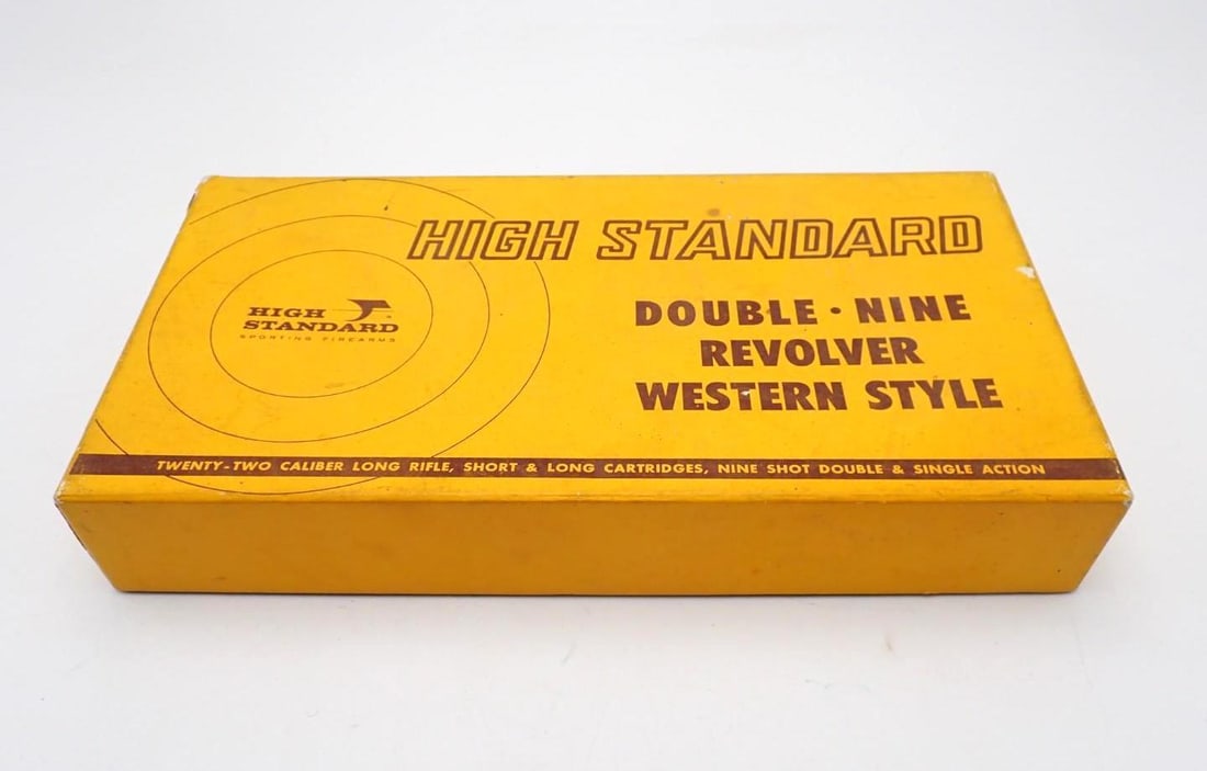 Vintage High Standard Double Nine Revolver Box: Vintage High Standard Double Nine Revolver Box