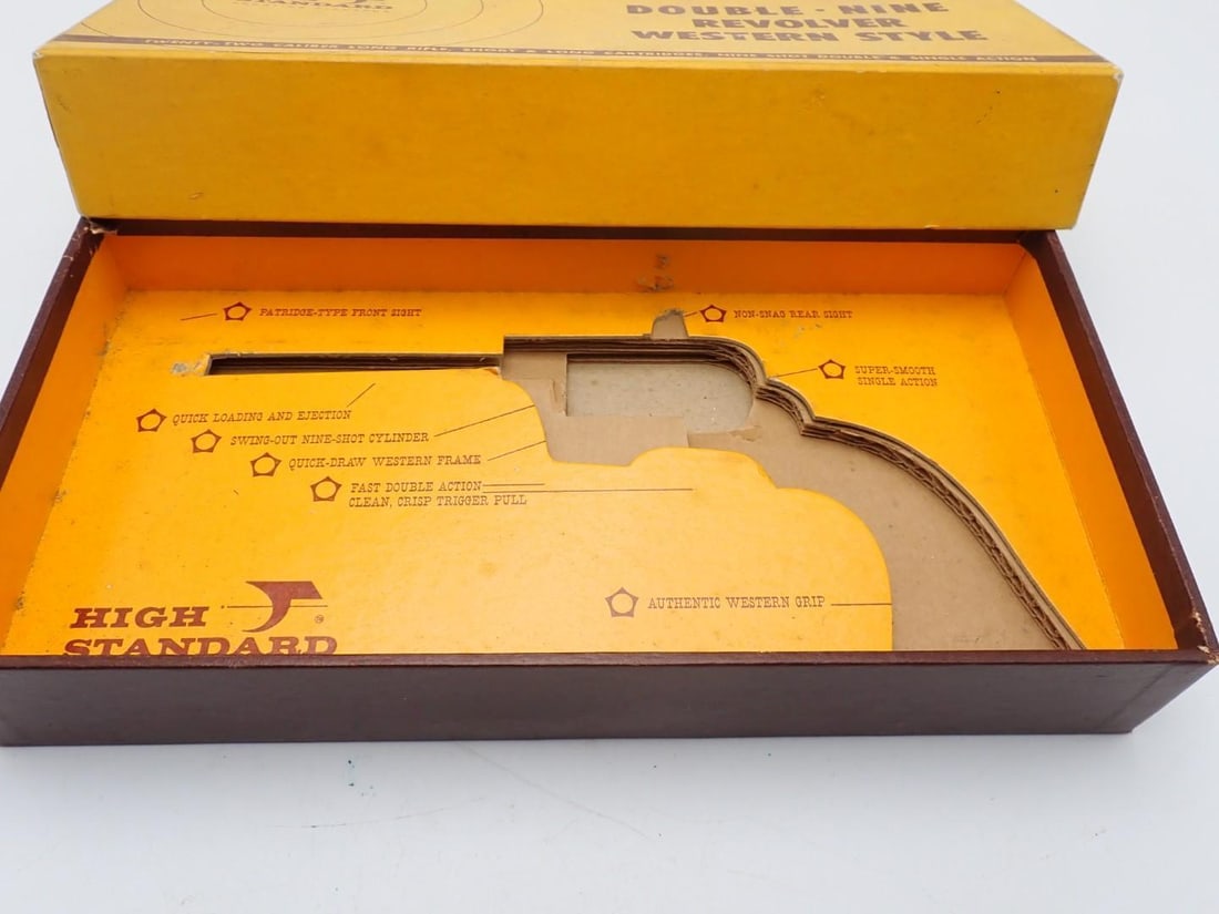 Vintage High Standard Double Nine Revolver Box - 2