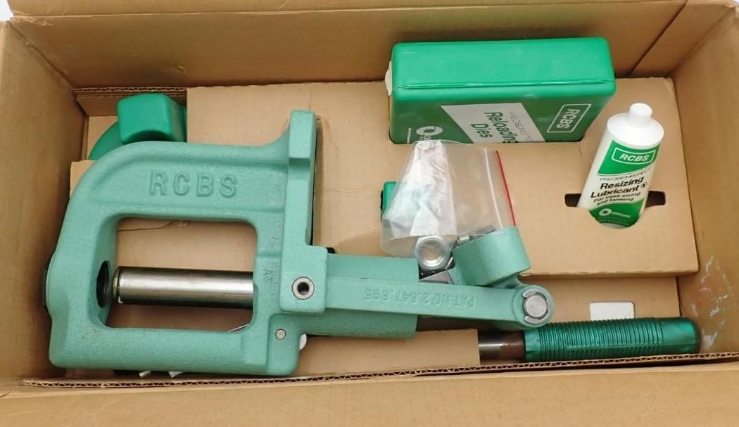 RCBS Rock Chucker Reloading Press W/ .44 Mag. Dies: RCBS Rock Chucker Reloading Press W/ .44 Mag. Dies