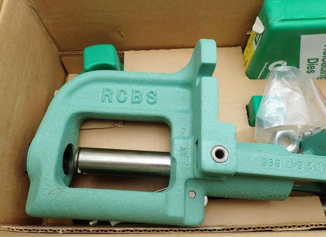 RCBS Rock Chucker Reloading Press W/ .44 Mag. Dies - 3