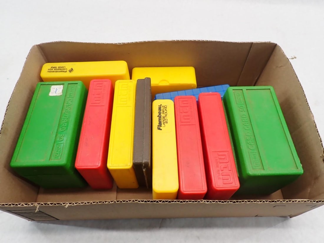(11) Plastic Ammo Boxes (1 of 1)