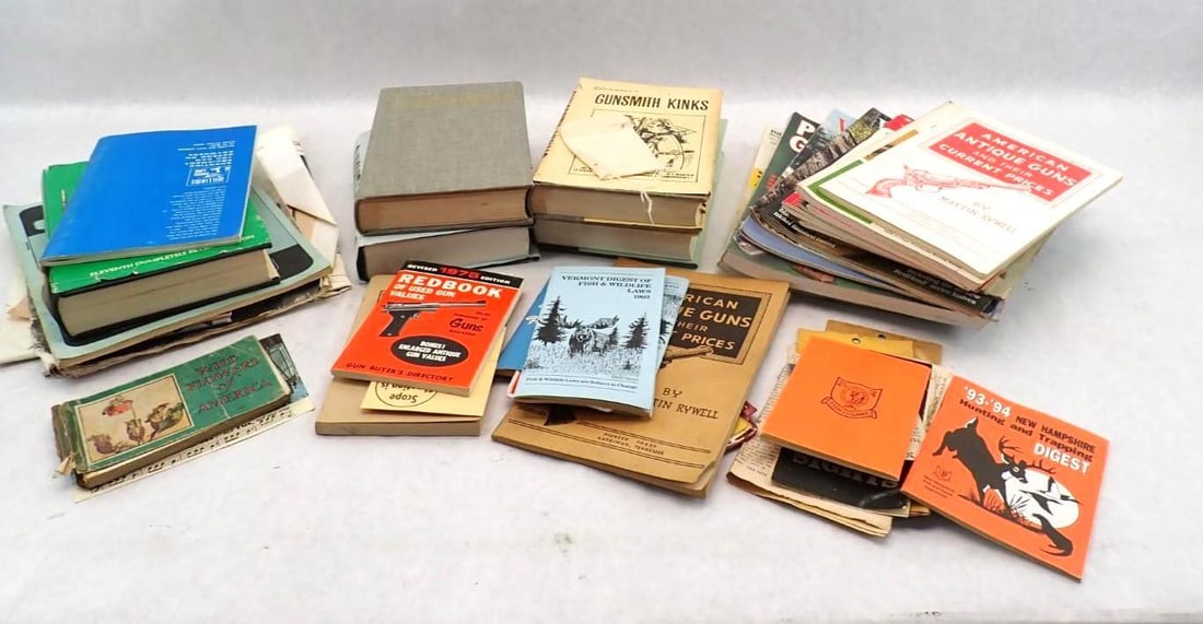 Gun Related Books & Ephemera: incl.: Gunsmithing Kinks Volumes 1 - 4