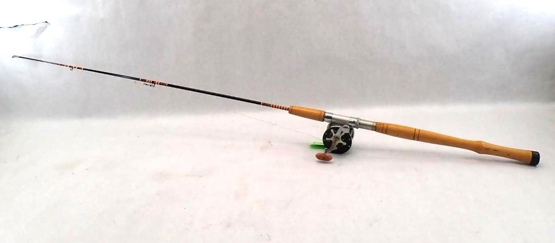 Vintage Boat Rod W/ Penn Monofil No. 27 Reel (1 of 9)