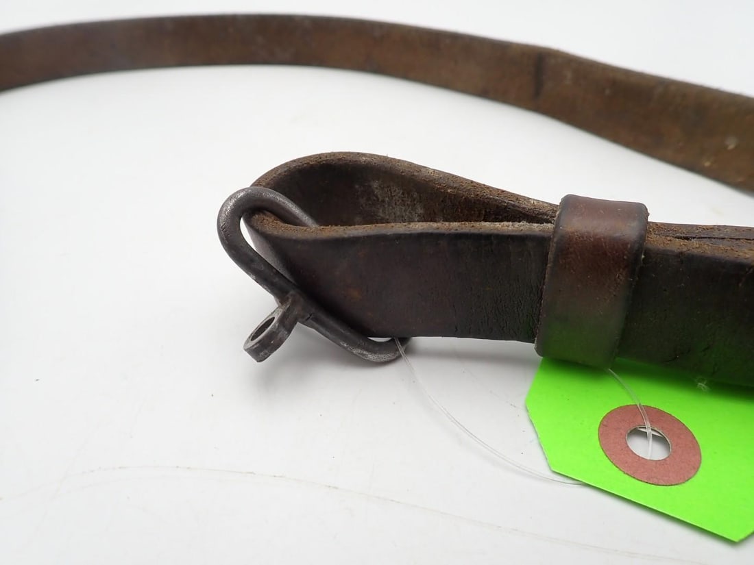 Vintage German Leather K98 Rifle Sling - 2