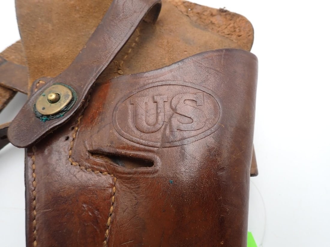 Vintage U.S. Leather Pistol Shoulder Holster - 2