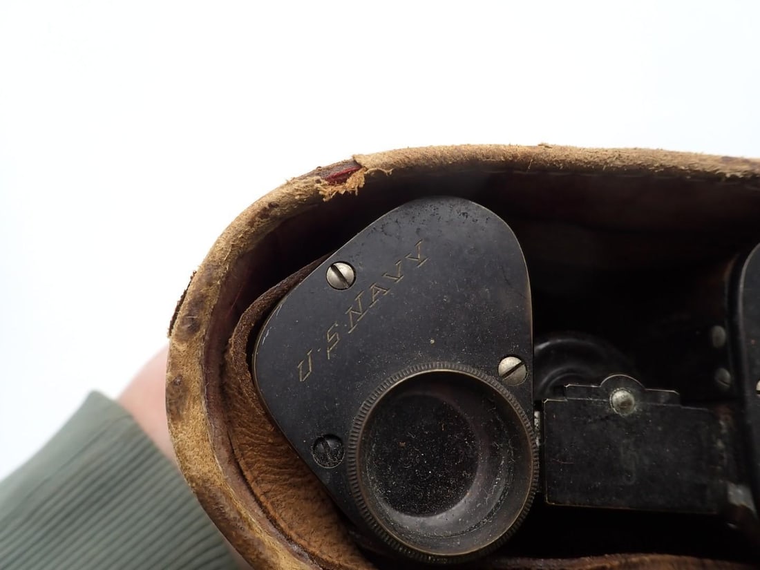 Vintage C.P. Gorez U.S. Navy Binoculars - 9