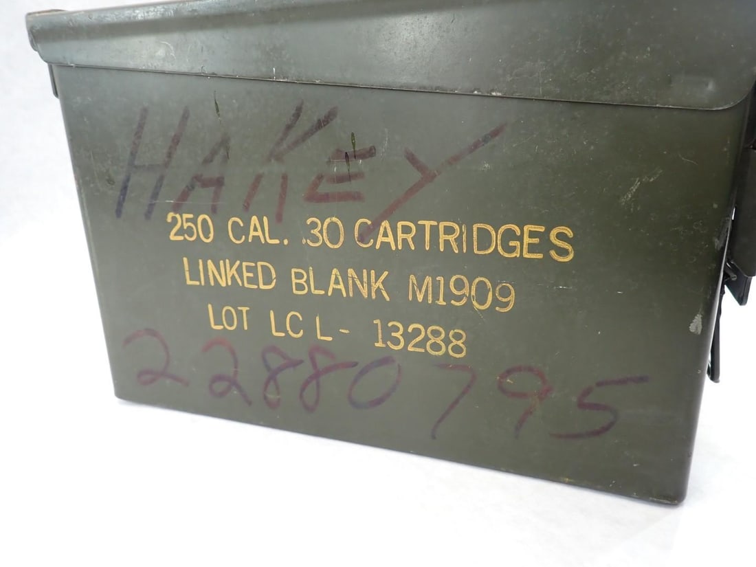 (2) Steel Ammo Cans - 2