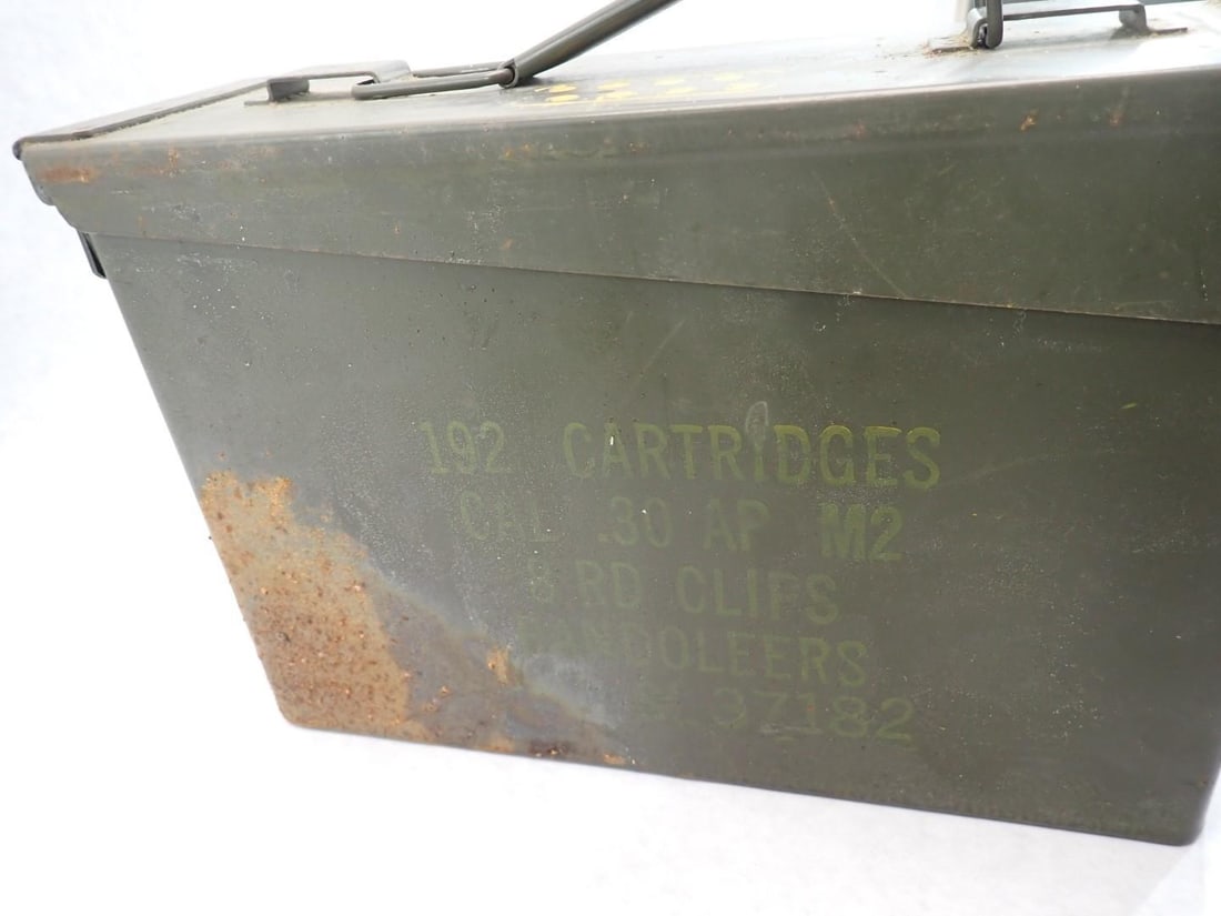 (2) Steel Ammo Cans - 3