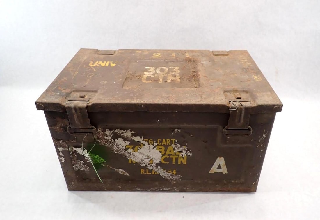 British Steel Ammo Can W/ (2) Interior Crates - 2