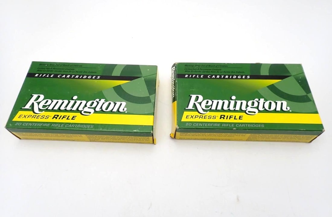 (2) Boxes of Remington .375 H&H Magnum Cartridges: (2) Boxes of Remington .375 H&H Magnum Cartridges