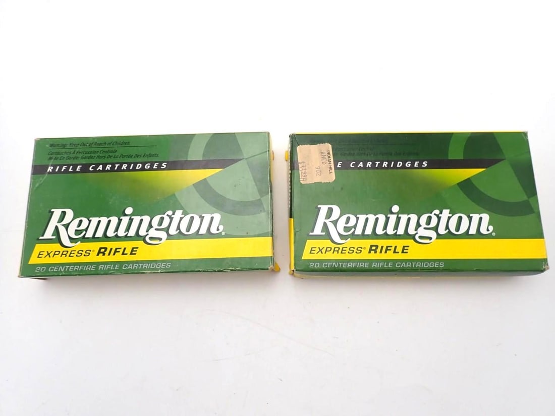 (2) Boxes of Remington .375 H&H Magnum Cartridges (1 of 2)