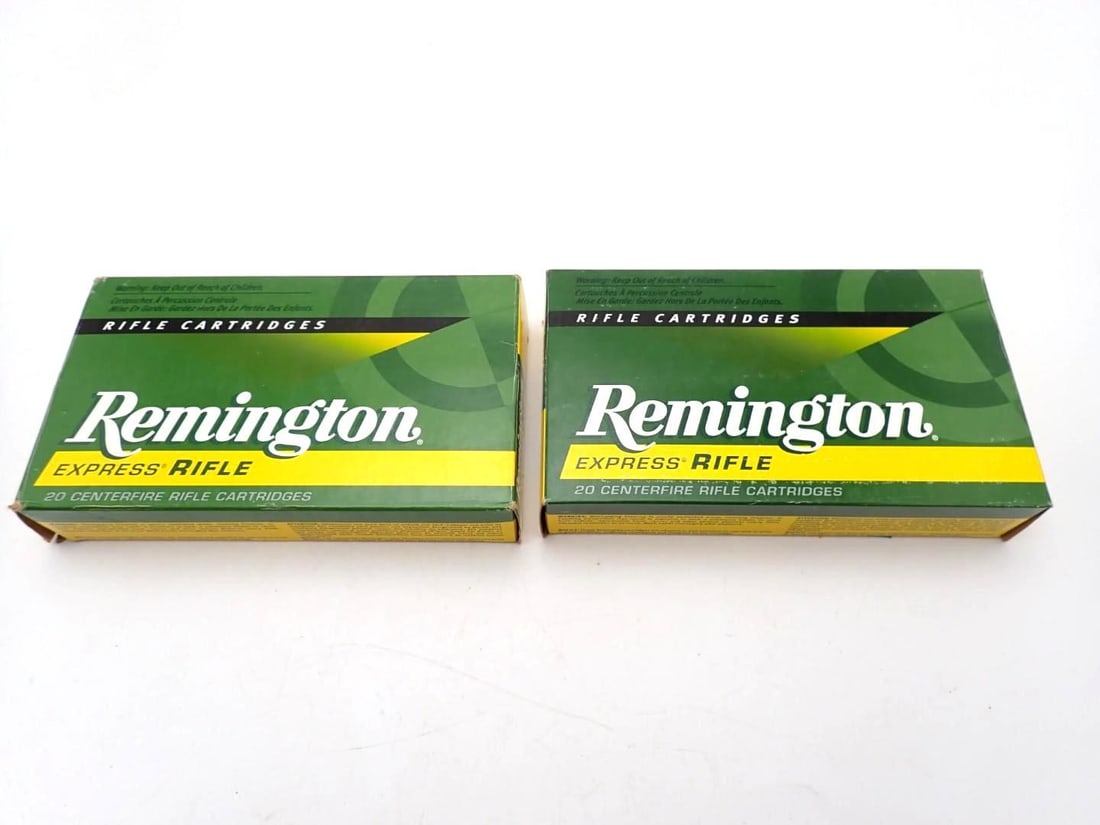 (2) Boxes of Remington .375 H&H Magnum Cartridges: (2) Boxes of Remington .375 H&H Magnum Cartridges
