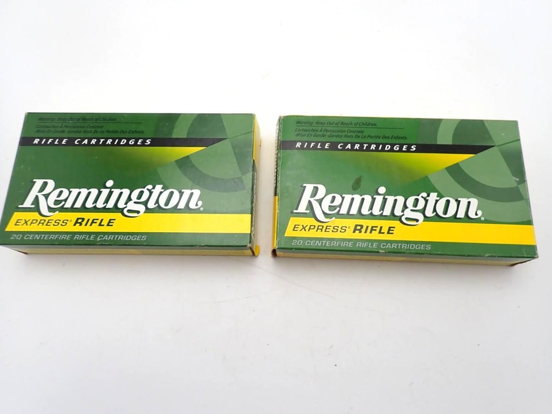 (2) Boxes of Remington .375 H&H Magnum Cartridges: (2) Boxes of Remington .375 H&H Magnum Cartridges