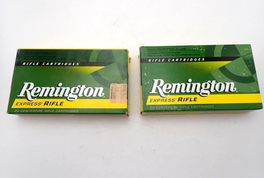 (2) Boxes of Remington .375 H&H Magnum Cartridges: (2) Boxes of Remington .375 H&H Magnum Cartridges