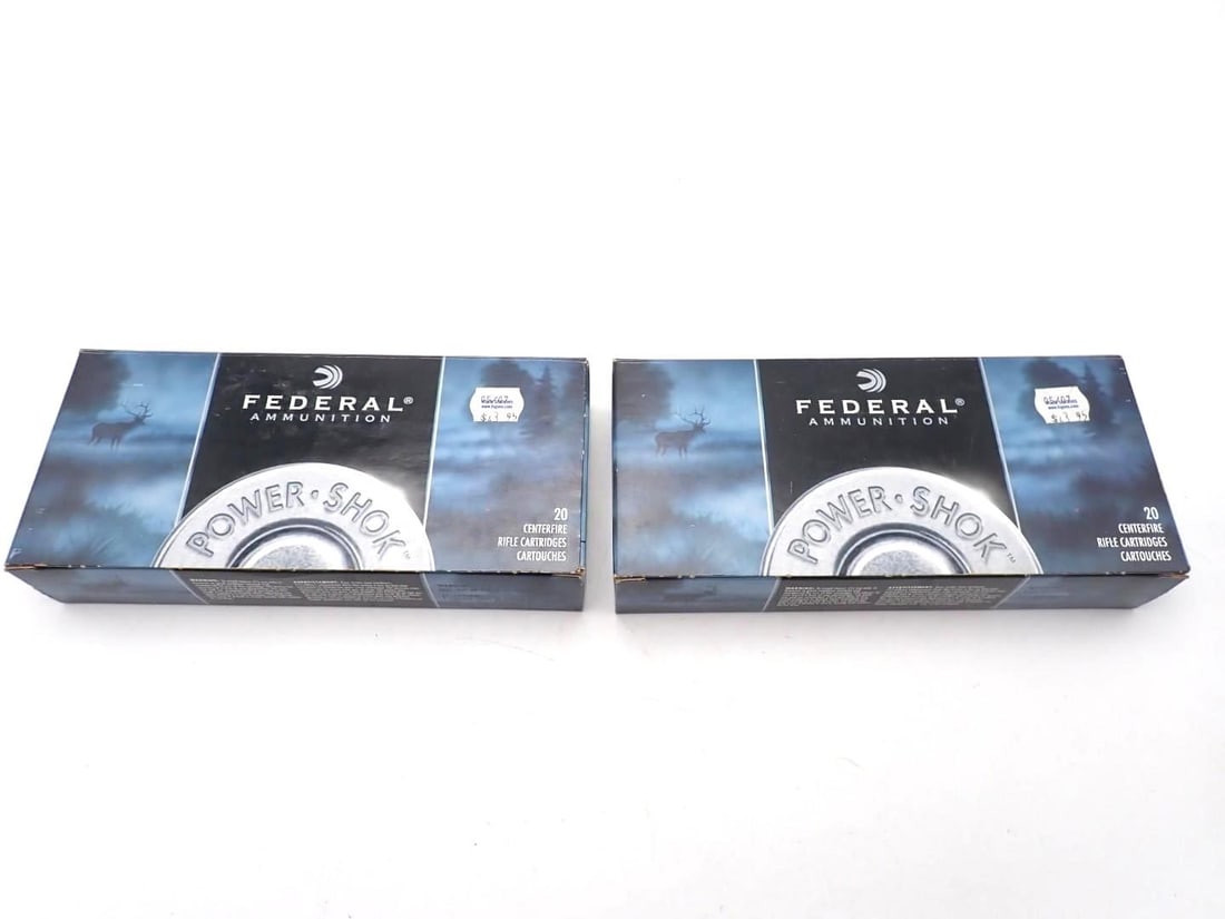 (2) Boxes of Federal .375 H&H Magnum Cartridges: (2) Boxes of Federal .375 H&H Magnum Cartridges
