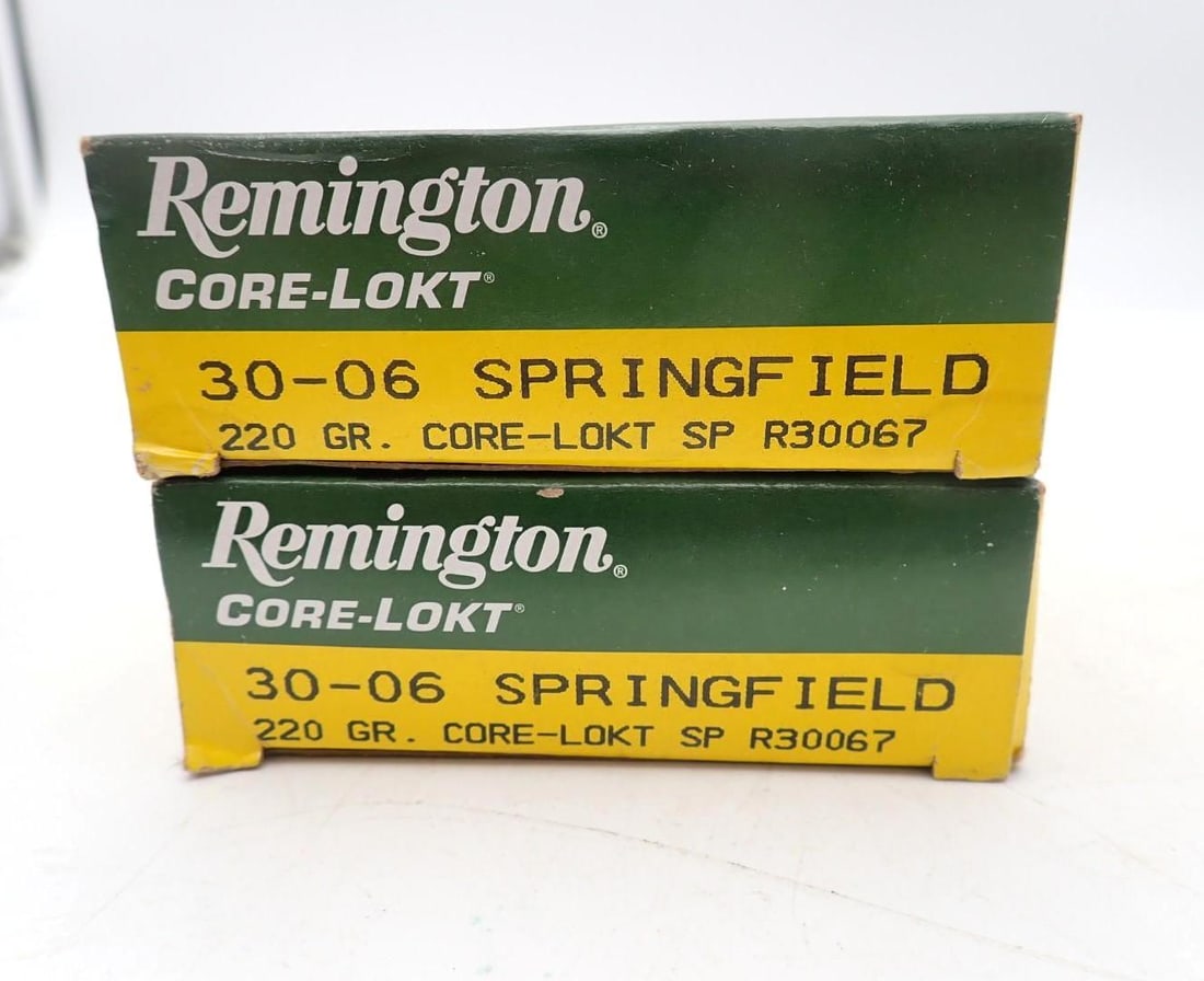(2) Boxes of Remington .30-06 Cartridges - 2