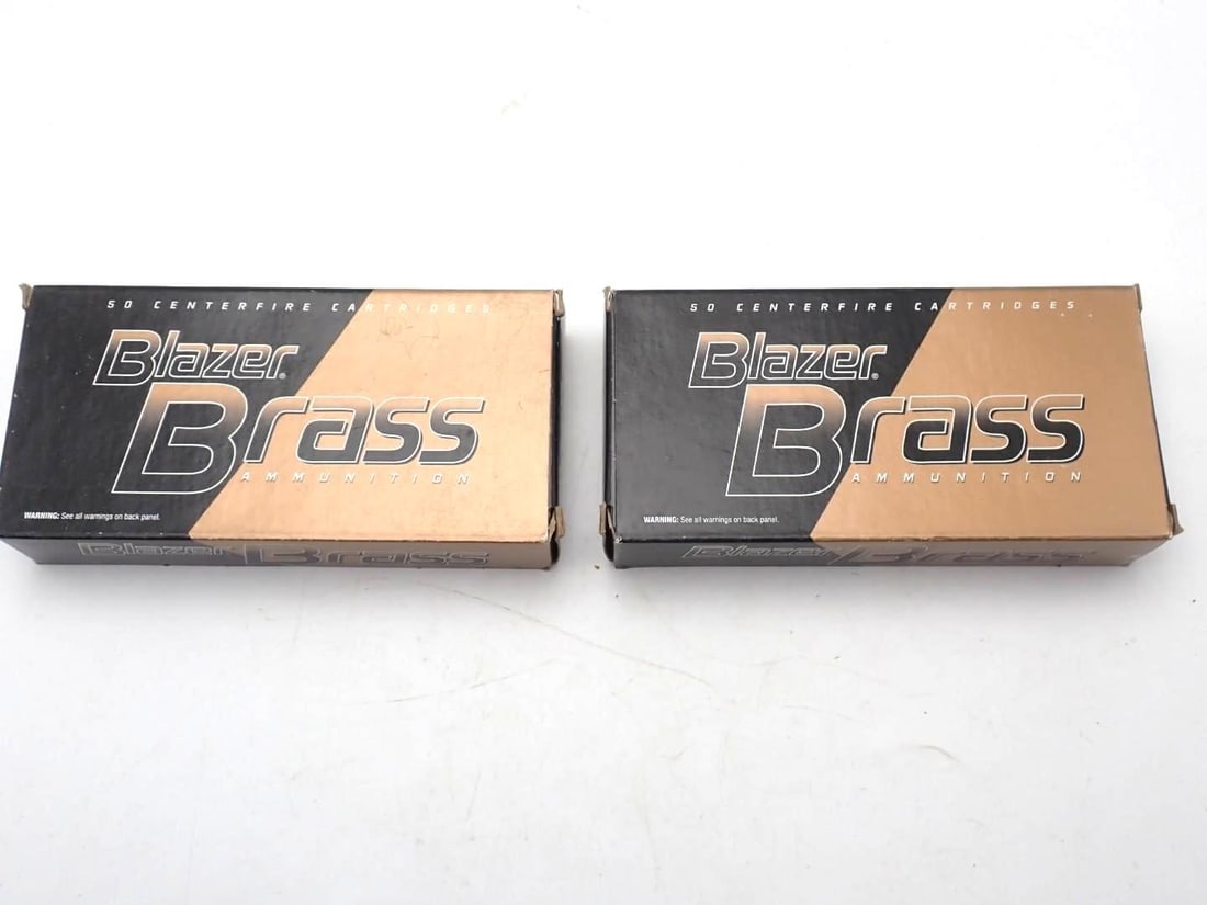 (2) Boxes of Blazer Brass .380 Auto Cartridges (1 of 2)