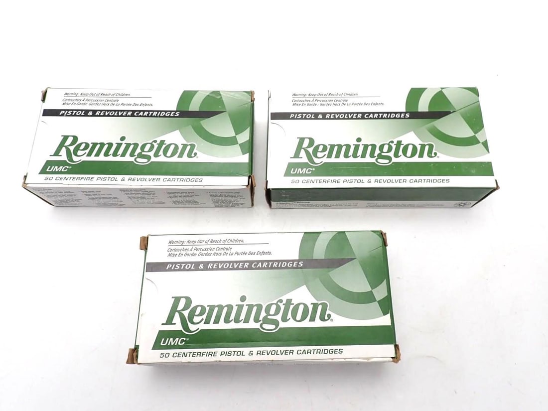 (3) Boxes of Remington .45 Auto JHP Cartridges (1 of 2)