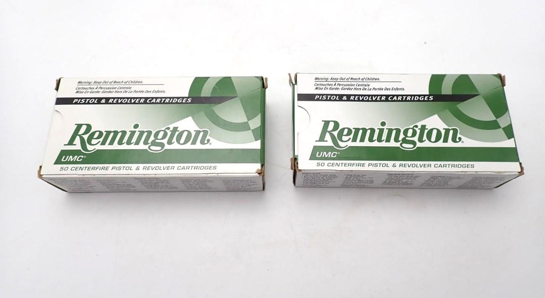 (2) Boxes of Remington .45 Auto JHP Cartridges (1 of 2)