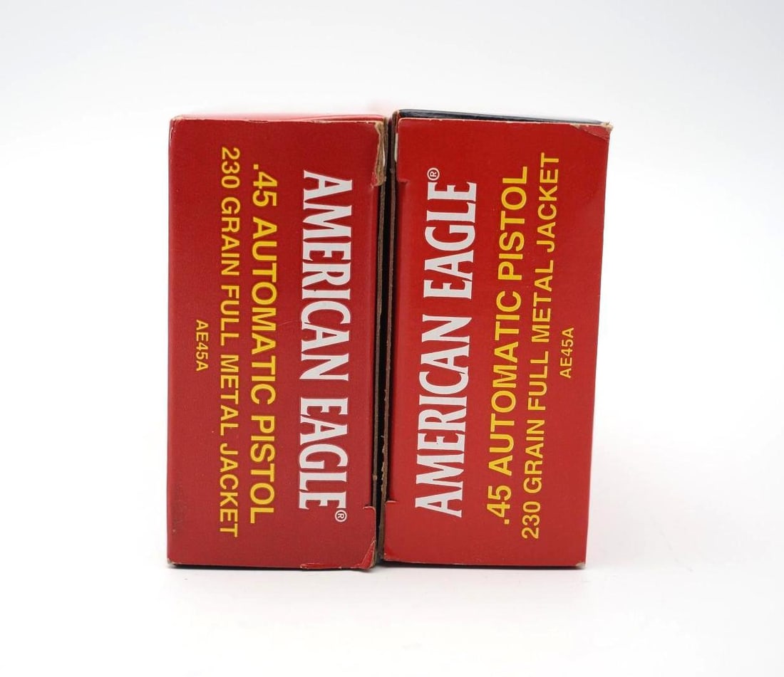 (2) Boxes of American Eagle .45 Auto Cartridges - 3