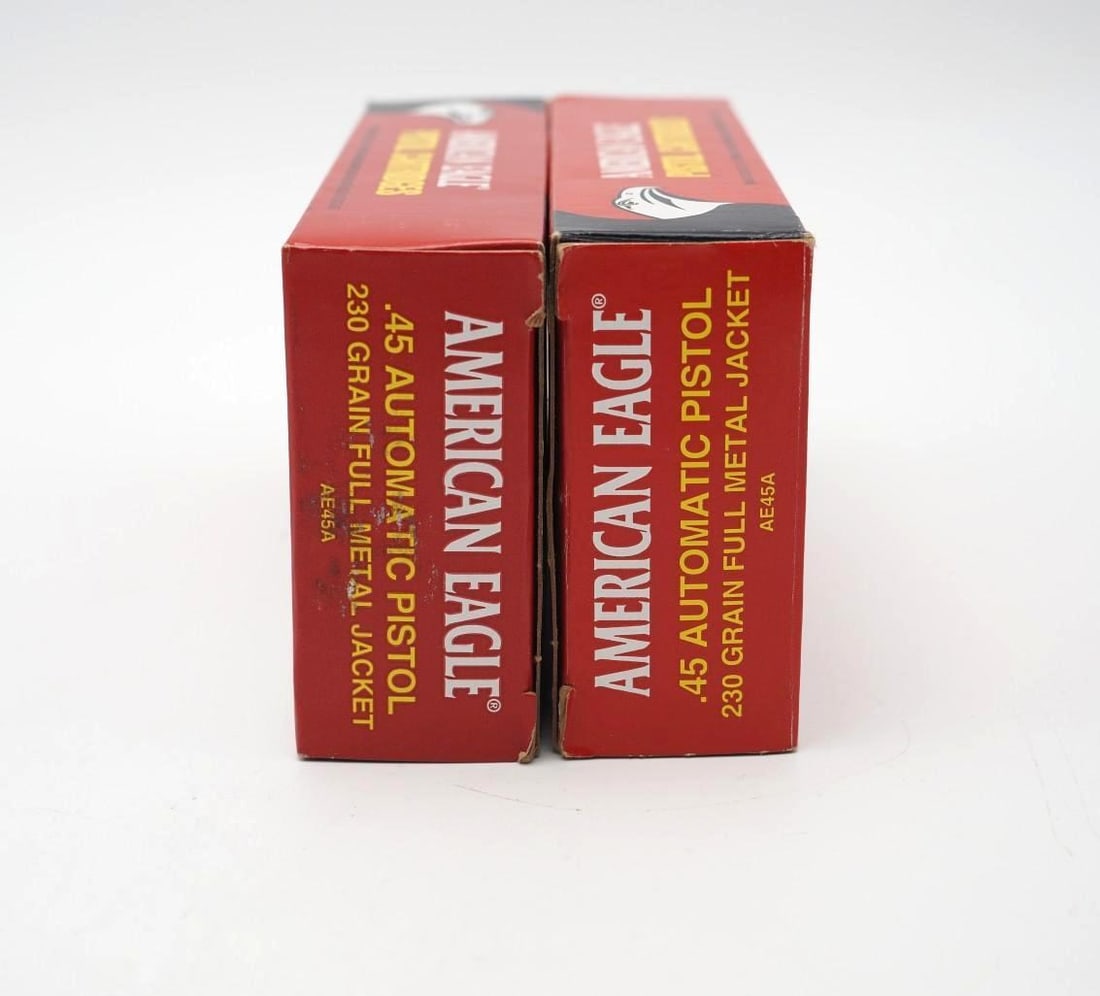 (2) Boxes of American Eagle .45 Auto Cartridges - 2