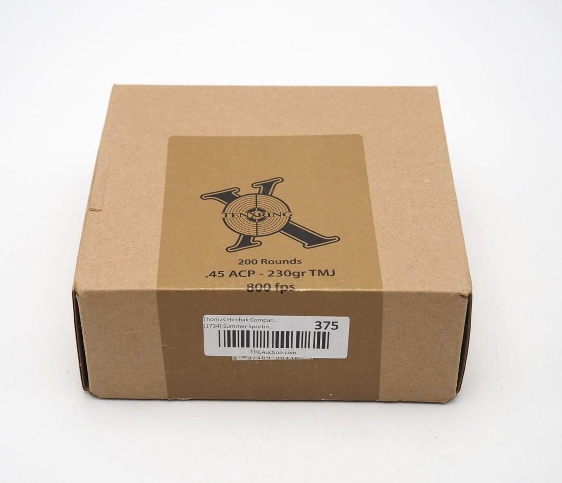 (200) Ten X Ring .45 Auto Cartridges - 2