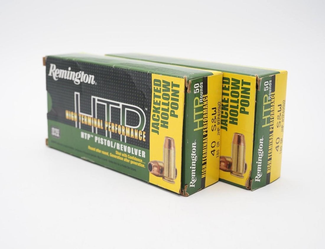 (2) Boxes of Remington .40 S&W JHP Cartridges - 2