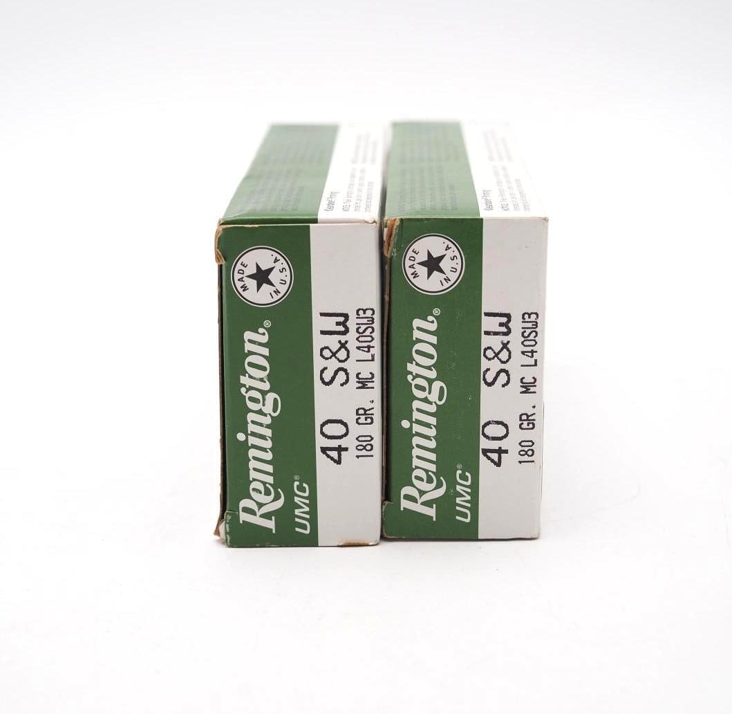 (2) Boxes of Remington .40 S&W Cartridges - 2