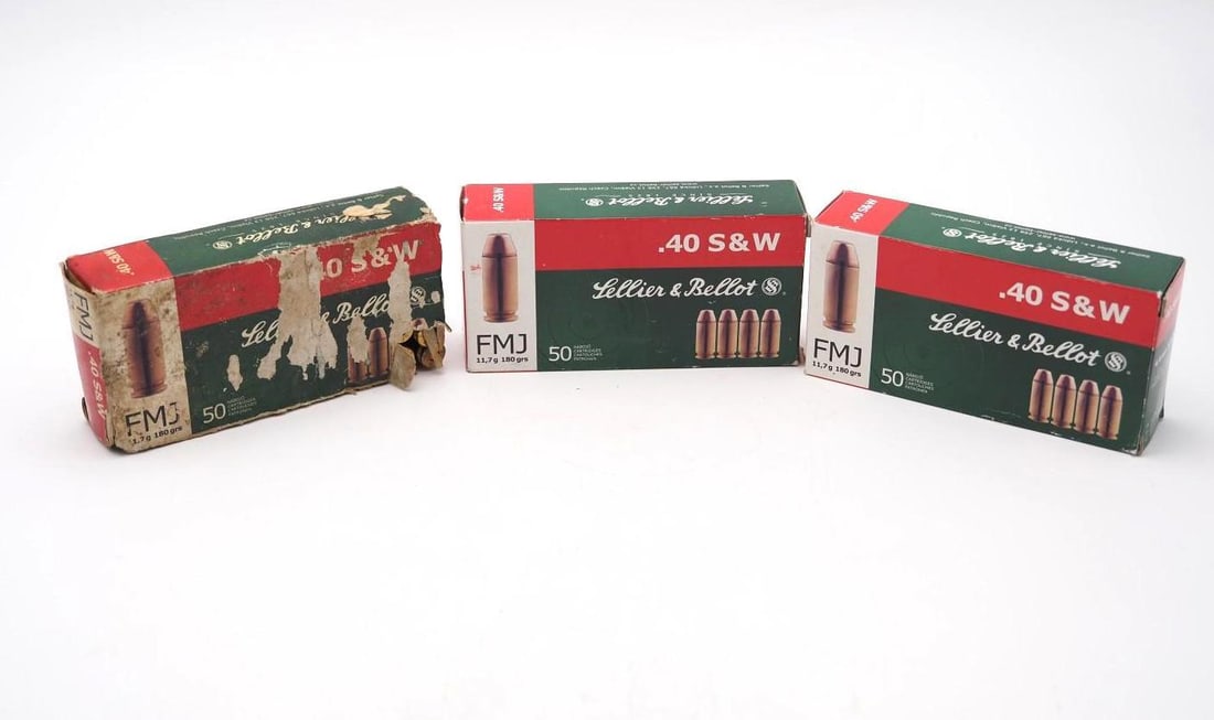 (3) Boxes of Sellier & Bellot .40 S&W Cartridges - 2