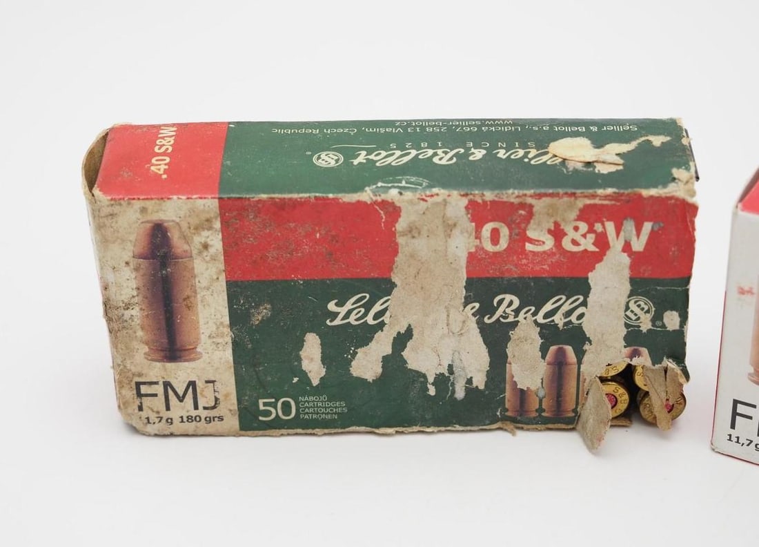 (3) Boxes of Sellier & Bellot .40 S&W Cartridges - 3