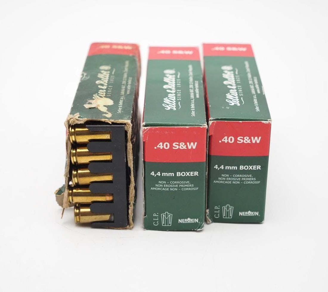 (3) Boxes of Sellier & Bellot .40 S&W Cartridges - 4