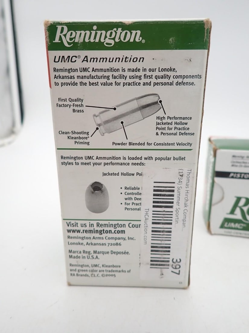 (2) 100 Round Boxes of Remington .40 S&W JHP Cartridges - 7