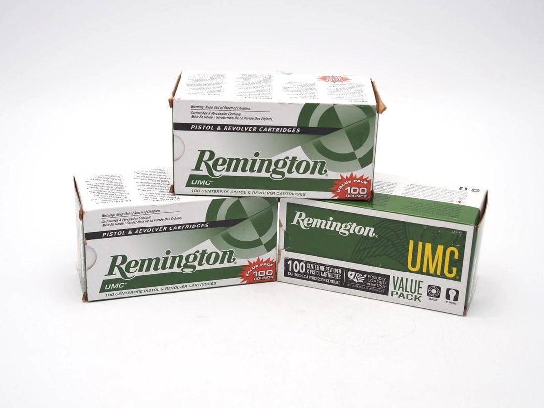 (3) 100 Round Boxes of Remington .40 S&W Cartridges - 2