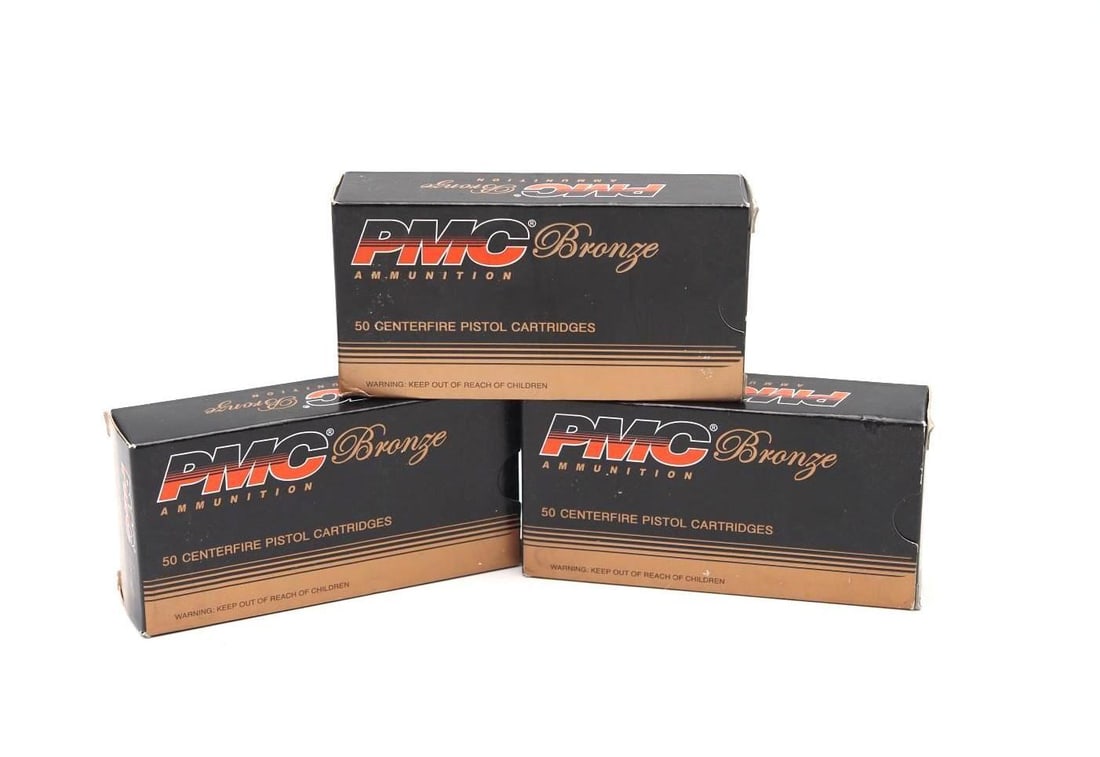 (3) Boxes of PMC Bronze .40 S&W Cartridges: (3) Boxes of PMC Bronze .40 S&W Cartridges