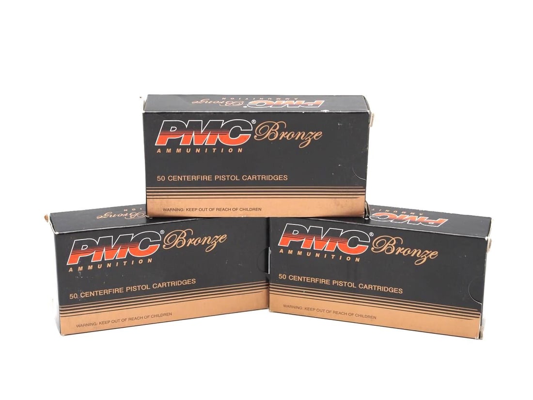 (3) Boxes of PMC Bronze .40 S&W Cartridges: (3) Boxes of PMC Bronze .40 S&W Cartridges