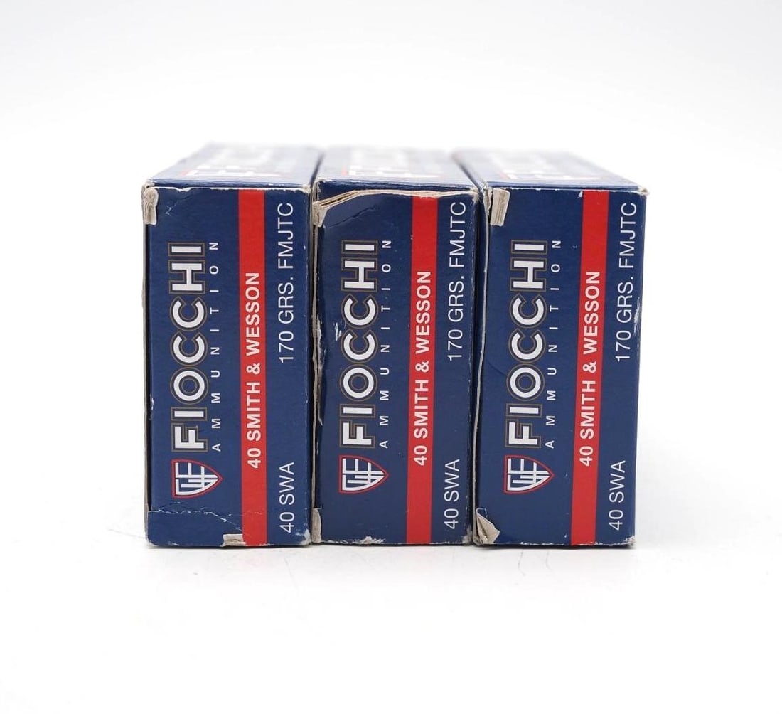 (3) Boxes of Fiocchi .40 S&W Cartridges - 3