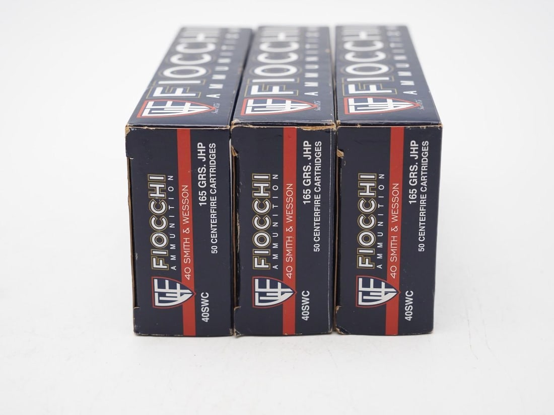 (3) Boxes of Fiocchi .40 S&W JHP Cartridges - 2