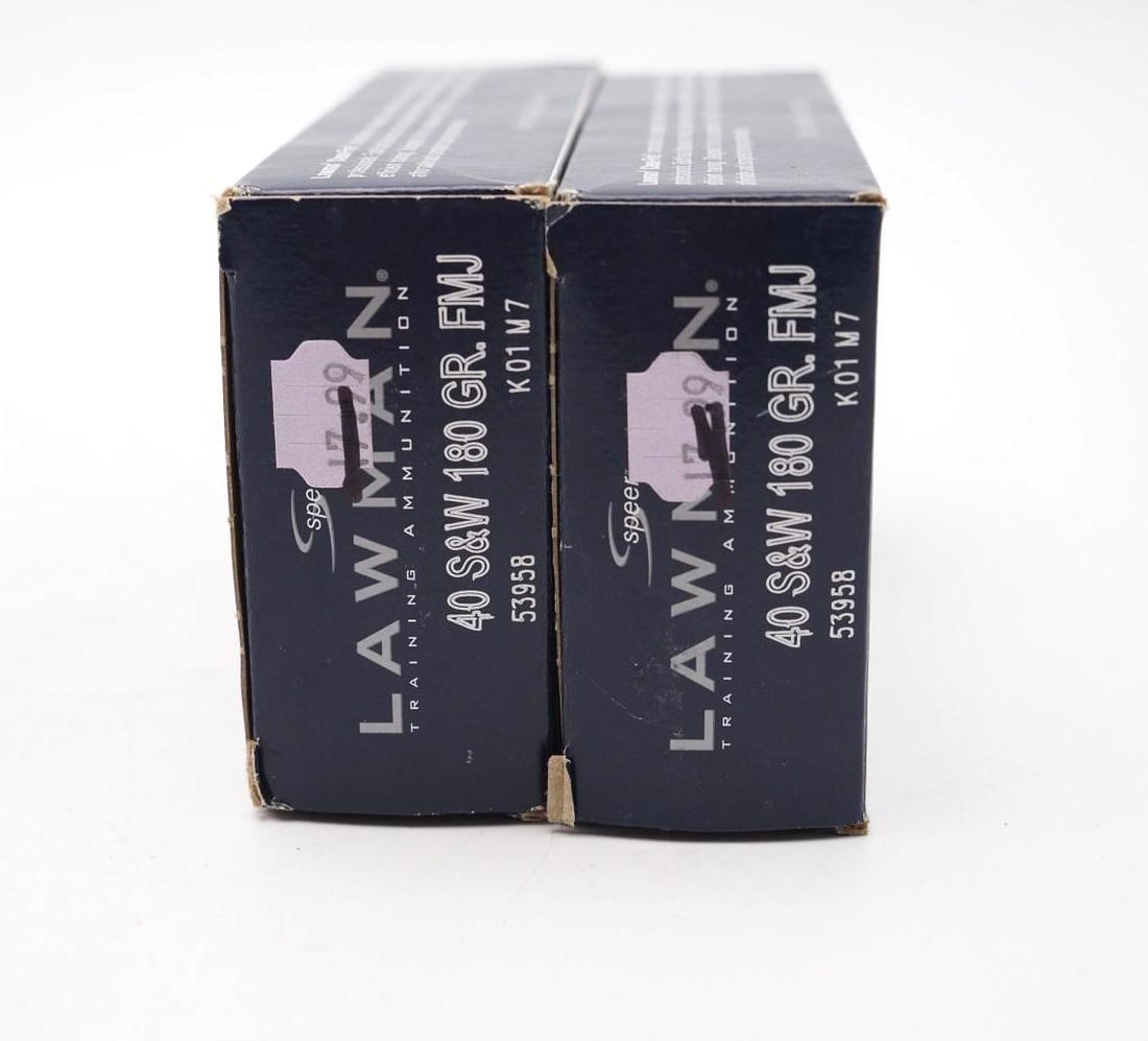 (2) Boxes of Speer Lawman .40 S&W Cartridges - 2
